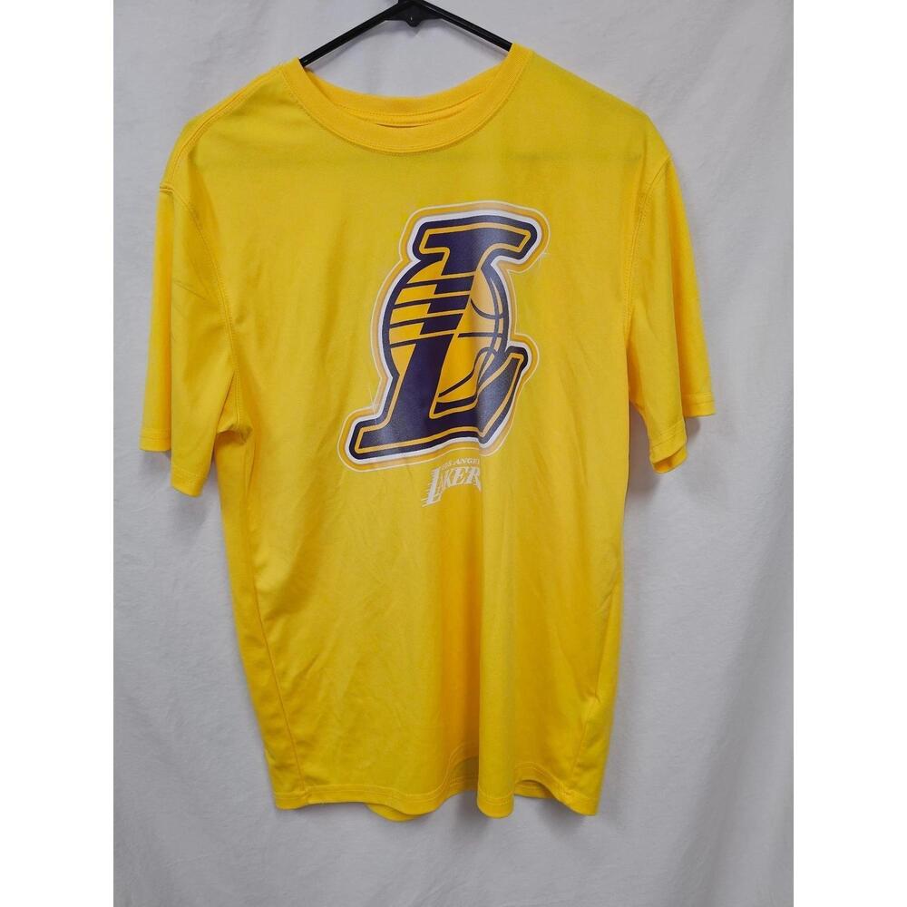 Nba Los Angeles Lakers T-Shirt Lebron James 6 Yellow Mens Medium